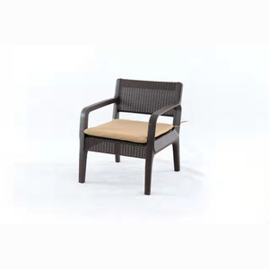 Youya — ensemble avec fauteuil et moule, chaise <span class=keywords><strong>en</strong></span> <span class=keywords><strong>plastique</strong></span>, table d'extérieur, Bar marron pour café, élégant, 2 pièces - Product Image 3