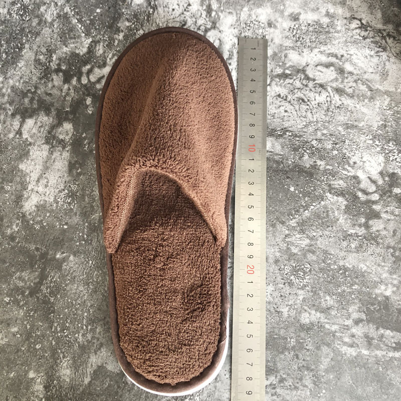 Wholesale coral velvet custom eva cheap disposable for hotel guests slipper
