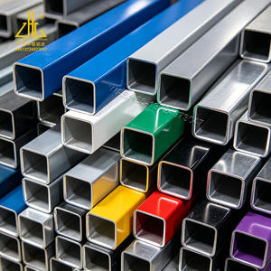 Tubo Cuadrado de Aluminio con Recubrimiento en Polvo 6063 6061, Color Personalizado <span class=keywords><strong>RAL</strong></span>, Poste de Cerca para Exteriores, Marco de Puerta, Anticorrosión, Resistente a la Intemperie, OEM - Product Image 1