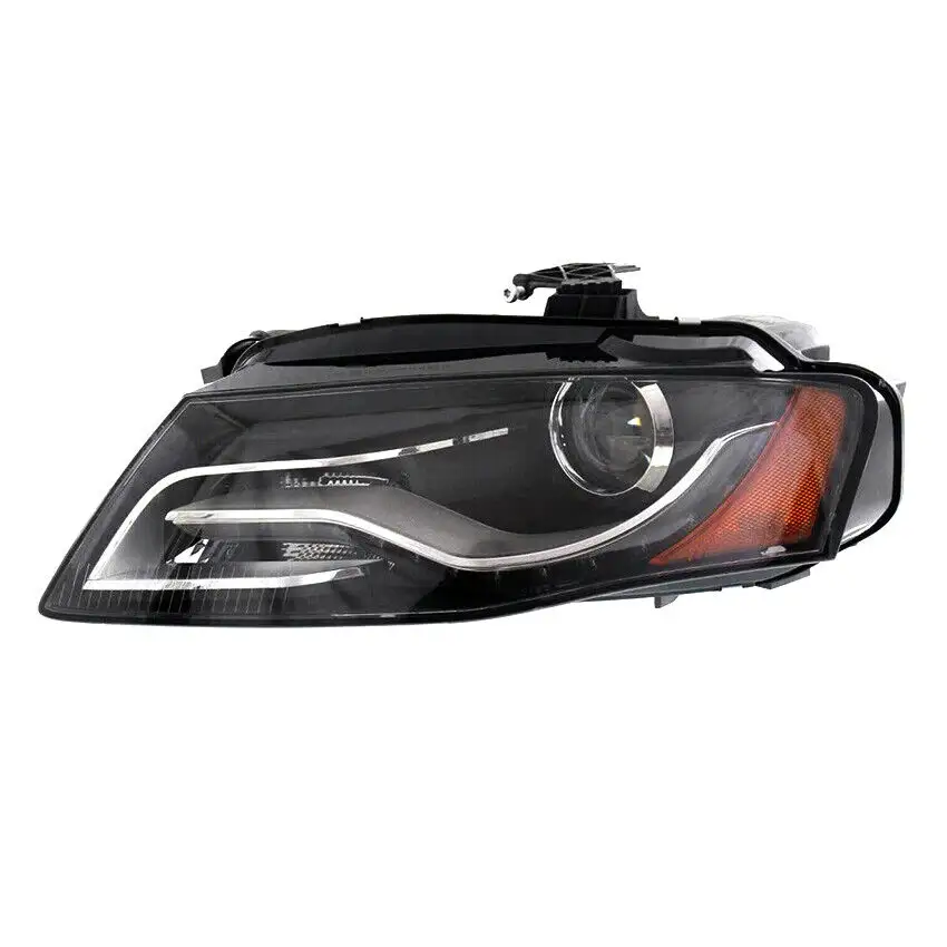HID Đèn pha lắp ráp đầu ánh sáng cho 2009-2012 Audi A4 W/LED DRL W/O AFS Đèn pha au2503150 8k0-941-030-al