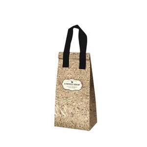 Customized Recyclable PP Non-Woven Cooler <b>Bag</b> with Hand Length Handle Portable Insulated <b>Thermal</b> <b>Bag</b> for Cake Coffee <b>Delivery</b> - Product Image 5