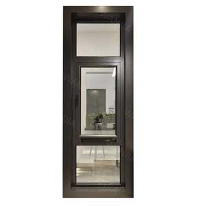 Fenêtre coulissante en aluminium à double vitrage à rupture de pont thermique insonorisée pour appartement résidentiel et extérieur de villa - Product Image 5
