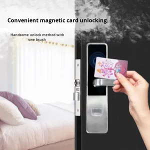 Thông Minh Điện tử Swipe thẻ cảm biến hệ thống khóa cửa cho căn hộ khách sạn cửa gỗ hợp kim nhôm đám mây lưu trữ dữ liệu - Product Image 4