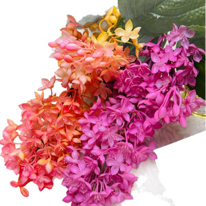 Flores Artificiales de Lila de Plástico Suave al Tacto, Textura Realista, Decoración para Hoteles, Bodas, Hogar, Adornos para Fotografía en Exteriores - Product Image 5