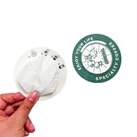 Sacs filtrants flexibles pour thé/café Cailyn avec logo personnalisé, imprimés en flexographie, écologiques, biodégradables, en PLA tissé, compostables UFO