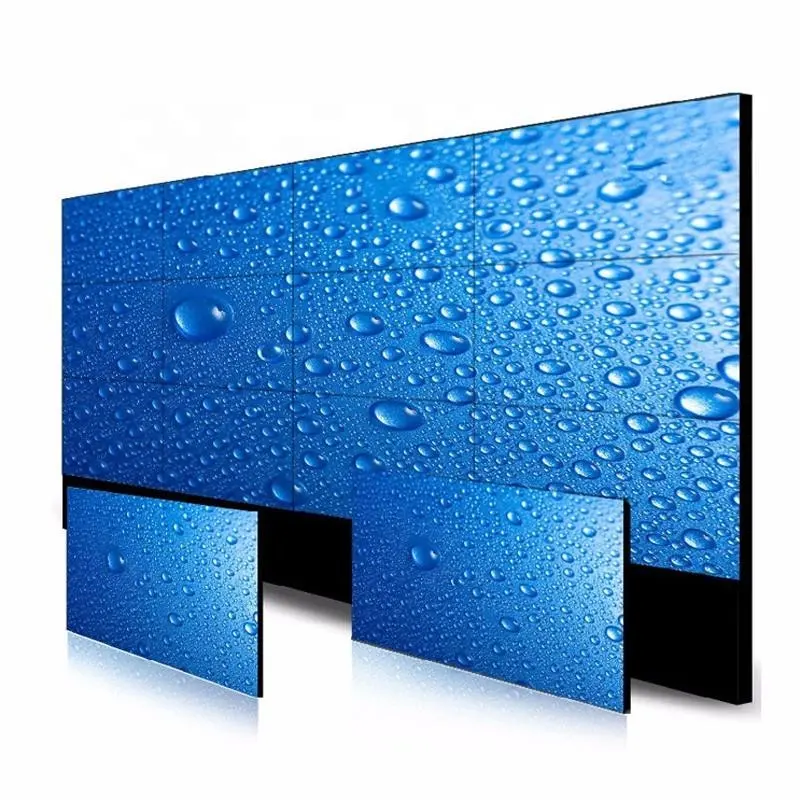 New arrival 55inch lcd video wall with narrow bezel 3.5mm and 500nits 55inch 2*2 video wall on sale