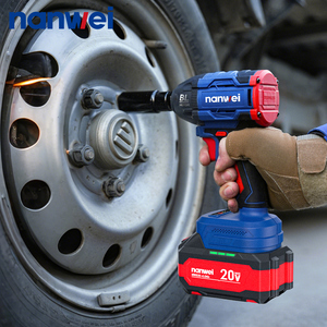 Avvitatore a impulsi a batteria al litio da 1/2 pollice 350 N.<span class=keywords><strong>M</strong></span> all'ingrosso, con motore brushless e luce di lavoro - Product Image 3