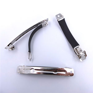 Нескользящие французские заколки для волос с кожаным покрытием, заколки «сделай сам», аксессуары для волос с бантом - Product Image 6