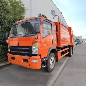 HOWO 4x2 6m3 Compressed Garbage Truck Refuse Compactor Truck <b>Waste</b> Collection Truck - Product Image 3