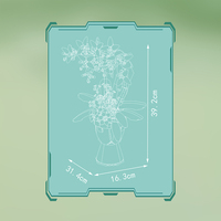 MOULD KING 24123 - Juego de Bloques de Construcción de Orquídeas Mariposa Blancas, Juguetes para Niñas y Niños, Modelo de Jardín para Armar