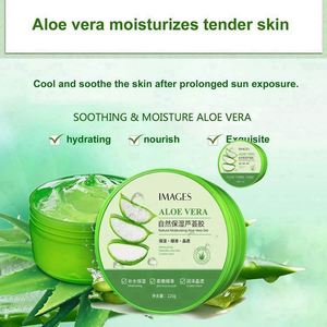 Gel d'<span class=keywords><strong>aloe</strong></span> <span class=keywords><strong>vera</strong></span> pour le soin du visage, idéal pour les peaux sensibles, après-soleil, hydratation longue durée, conforme aux normes GMP. - Product Image 2