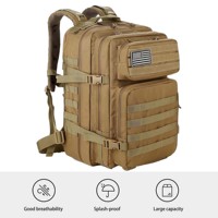 Vente en gros de sac à dos tactique 45L pour hommes, matériau Oxford imperméable pour les sports de plein air, voyage, randonnée, camping, sac à dos tactique