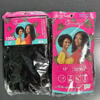 Extensions de cheveux synthétiques bouclés afro texturés 4CW de 12 pouces, 100g, haute qualité, vente en gros, tendance, légers, pour tresses