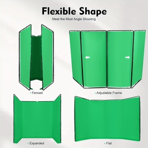 Fondale Fotografico HEYU 4x2.4M Fatto a Mano, Schermo Verde in Tela per Fotografia - Product Image 5