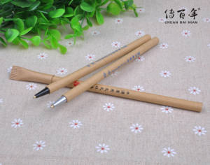 Promosi Desain baru pulpen kertas Kraft Murah Ramah Lingkungan dengan Logo kustom ujung 1.0mm pasta gigi - Product Image 4