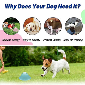 Nouveaux jouets interactifs pour chiens en plastique écologique LM avec friandises cachées pour les grands chiens - Jouet puzzle facile à nettoyer - Product Image 3