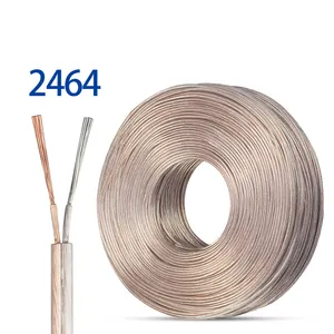 パラレルケーブルAwm24682コア電線PVCケーブル透明カスタマイズ認定2464スタイル22awg銅絶縁
