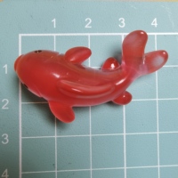 Miniaturas de Peces Koi en Resina, Figuras de Microresina para Slime, Decoración de Casa de Muñecas