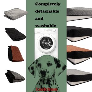 Asiento Elevado de Lujo para Mascotas, con Cinturón de Seguridad y Correa, Lavable, para Todas las Estaciones, Relleno de Espuma, para Coche - Product Image 6