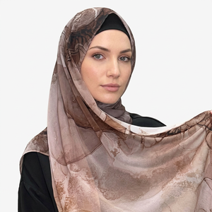 Low MOQ Custom Printed Polyester <b>Hijab</b> Scarf Women Soft Long Muslim Headscarf Wholesale Direct Factory Export Quality Supplier - Product Image 2