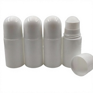Botella cilíndrica vacía de 30mL/50mL con tapa extraíble de plástico, fácil de rellenar, para jabón líquido, desodorantes caseros, aceites esenciales - Product Image 1
