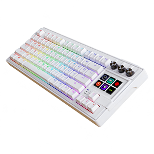 คีย์บอร์ด MiraBox K1Pro จอ LCD แบบตั้งโปรแกรมได้ คีย์บอร์ดแมคโครแบบกลไก คีย์บอร์ดเกมมิ่งสตรีมมิ่งแบบกำหนดเอง ผลิตจากโรงงาน - Product Image 1