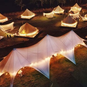 Tente de réception JW Camping grande, imperméable, 100 places, quatre saisons, toutes saisons, pour extérieur, carnaval, mariage, fête, résistance au vent 10 - Product Image 4