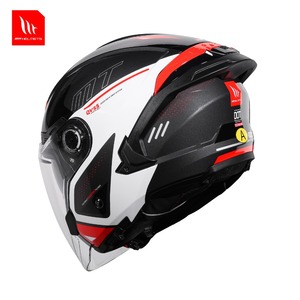Nouveau casque de moto COSMO SV 3/4 Open Face ABS |   Lunettes à double lentille unisexe |   Design toutes saisons |   Certifié DOT/ECE |   Déverrouillage rapide - Product Image 5