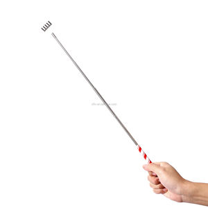 Rascador de espalda telescópico Masajeador de espalda Clip de pluma de tamaño ajustable de acero inoxidable - Product Image 5