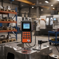 Professional Ultrasonic Thickness Tester UC-06 High Resolution Thickness Gauge with Data Storage for Material Testing