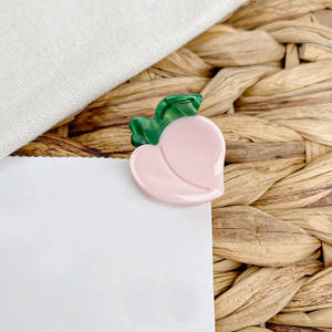 BLISSLIFE lindo diseño dulce acetato fruta en forma de fresa niños Mini pinza para el cabello pequeñas mujeres niñas accesorios para el cabello - Product Image 2