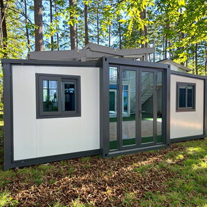 Maison préfabriquée pliable à bon <span class=keywords><strong>prix</strong></span>, 20 pieds, 40 pieds, 2 étages, maison préfabriquée de luxe, 2 étages, 40 pieds, maisons conteneurs extensibles, maison conteneur - Product Image 2