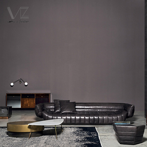 Sofá de Tres Plazas para Sala de Estar, Estilo Nórdico Moderno Minimalista, en Forma de Piano, Muebles para el Hogar - Product Image 4