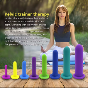 Conjunto Completo de Dilatadores Anais 8 Tamanhos 100% Silicone Impermeável Exercícios de Kegel para o Assoalho Pélvico Treinador de Expansão Plug Anal Brinquedos Sexuais para Adultos - Product Image 6