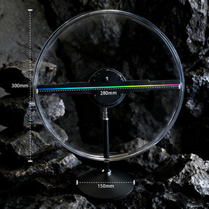 30cm Hologram Fan reklam projektör okul süpermarket mağaza için holografik projektörler projeksiyon reklam ışık - Product Image 5