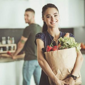 Bolsa de Papel Kraft Verde Azulado para Regalos y Compras con Impresión Personalizada 2024 - Product Image 2