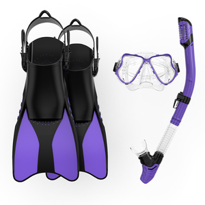 Ensemble de plongée professionnel WL SCS5201 en trois pièces comprenant des palmes de natation, des lunettes de plongée et un tube respiratoire - Product Image 5