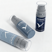 Flacon pompe sans air en PP de qualité supérieure 5ml 10ml 15ml pour crème, lotion, crème contour des yeux, sérum visage, lait corporel – Contenant cosmétique