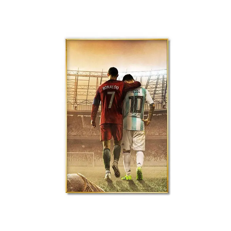 Football Player Messi Wall Canvas Painting Posters and Prints Cuadros Wall Art Picture for Living Room Home Decorative