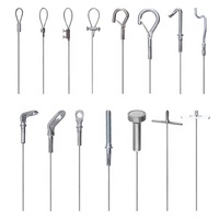 Pince à câble professionnelle personnalisée et kit de suspension de lumière pour enseigne suspendue Kit de fil de suspension pour image pince à câble de lampe