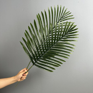 Feuilles de palmier Areca artificielles de haute qualité en gros 2026, fausses feuilles de palmier, verdure tropicale pour la décoration de mariages, de maisons et de fêtes - Product Image 4