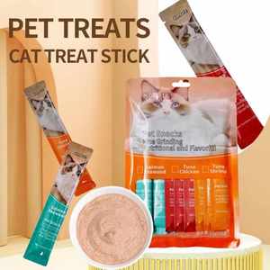Venta al por Mayor de Fábrica, Deliciosas Barritas para Gatos de 15g, Bocadillos para Gatos, Comida Húmeda, Suplemento Alimenticio Líquido para Mascotas, Golosinas Nutritivas para Gatos - Product Image 4