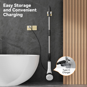 <span class=keywords><strong>Brosse</strong></span> Électrique <span class=keywords><strong>Rotative</strong></span> Nettoyante pour Salle de Bain et Cuisine ODM OEM, Nettoyage des Joints, 3000mAh - Product Image 6