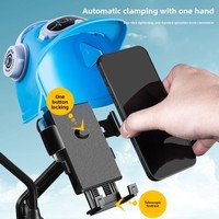 Support de téléphone pour casque de vélo, fixation guidon, flexible, portable, hauteur réglable, rotation à 360 degrés, en ABS – Meilleure vente