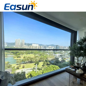 Hiện đại điện nâng gấp Màn hình mưa cảm biến Windproof nhôm hợp kim khung Tempered Kính cửa sổ thép không gỉ màn hình - Product Image 4