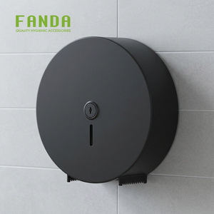 Distributeur de rouleaux de papier toilette jumbo commercial FANDA, moderne, en acier, mural, écologique, 270 mm, noir, garantie 1 an, solution complète - Product Image 3