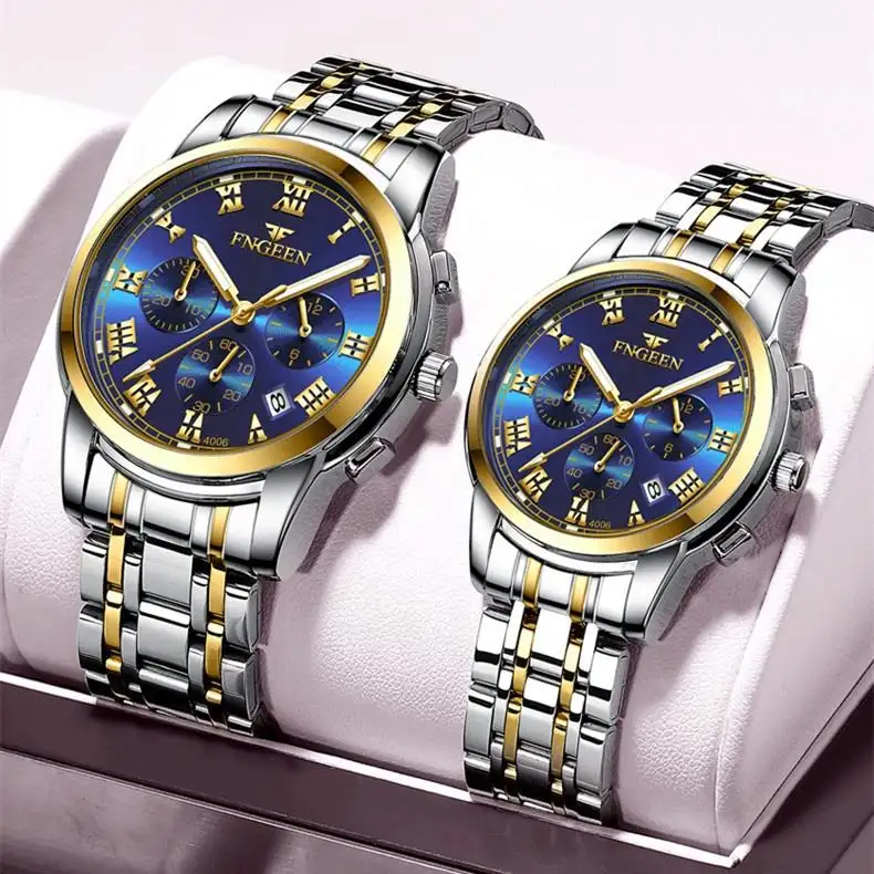 Fngeen 4006 Mannen Hot Koop Horloges Paar Pols Nieuwe Quartz Horloge Fabriek Horloges Verkoop Polshorloge Digitale