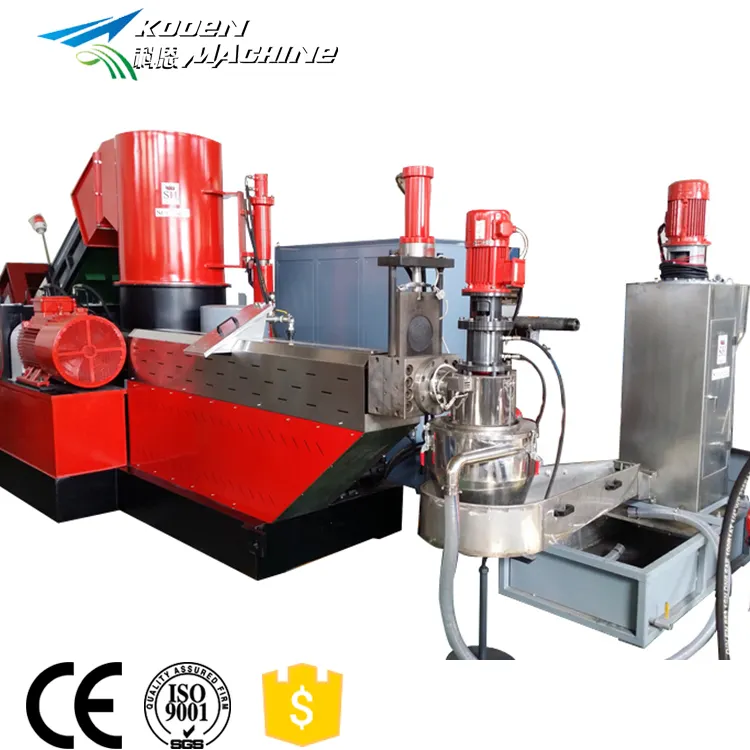 Waste Plastic Recycling Pelletizing Machine PP Plastic Pellets Pellet Machine