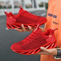 Chaussures de course et de loisirs respirantes en maille Flyknit 2026 avec sangles, légères, grandes tailles 36-46 pour hommes