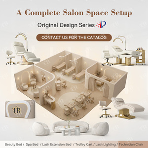 Ensemble complet Turri, table de beauté personnalisée Foshan, lit d'esthéticienne électrique, ensemble d'équipements de salon de beauté, mobilier - Product Image 5